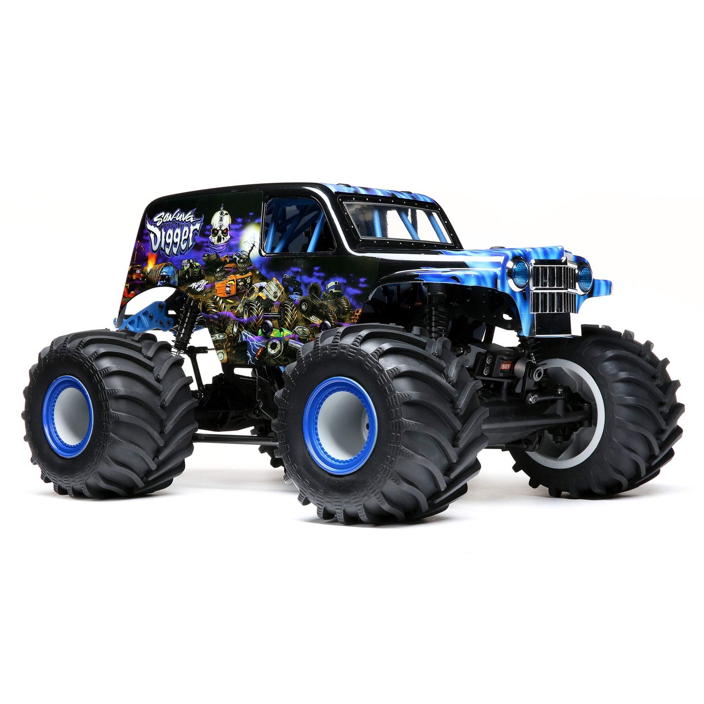 Losi RC Truck LMT 4 Wheel Drive Solid Axle Monster Truck RTR Battery and Charger Not Included Son-uva Digger LOS04021T2