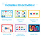 hand2mind Magnetic Wands & Chip Set - Reading Readiness, CVC Spelling Toys for Kids, Learn Letters, Multicolored, Kindergarten Educational Manipulatives