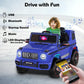 ANPABO 12V Ride on Car for Kids  Ride on Toys for Toddlers w/Parent Remote Control  LED Headlights  Music Player & Horn  Soft Start  Low Battery Prompt  Kids Electric Vehicle  Blue