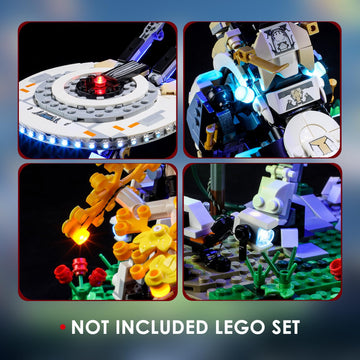 Briksmax Led Lighting Kit Compatible With Lego-76989 Horizon Forbidden West:Tallneck - Building Blocks Model- Not Include The Lego Set