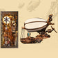 ETKVR ETKVR Book Nook Kit, DIY 3D Wooden Puzzle Bookend Booknook Miniature Doullhouse Kit for Bookshelf Decoration, Book Nook Ki