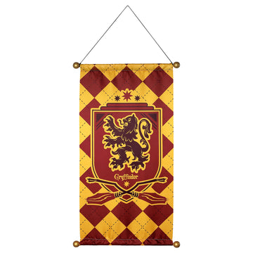 Rubies Hogwarts Fabric House Banner, Gryffindor, 33" x 16", Officially Licensed, Model 5000024