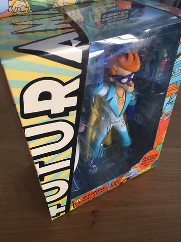 Futurama Toynami Series 4 Action Figure Fry As Captain Yesterday