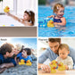 DolliBu Metallic Yellow Duck Bath Buddy Squirter - Floating Yellow Duck Rubber Bath Toy  Fun Water Squirting Bath Time Play for Toddlers  Animal Toy for Bathtub  Beach  and Pool for Girls and Boys