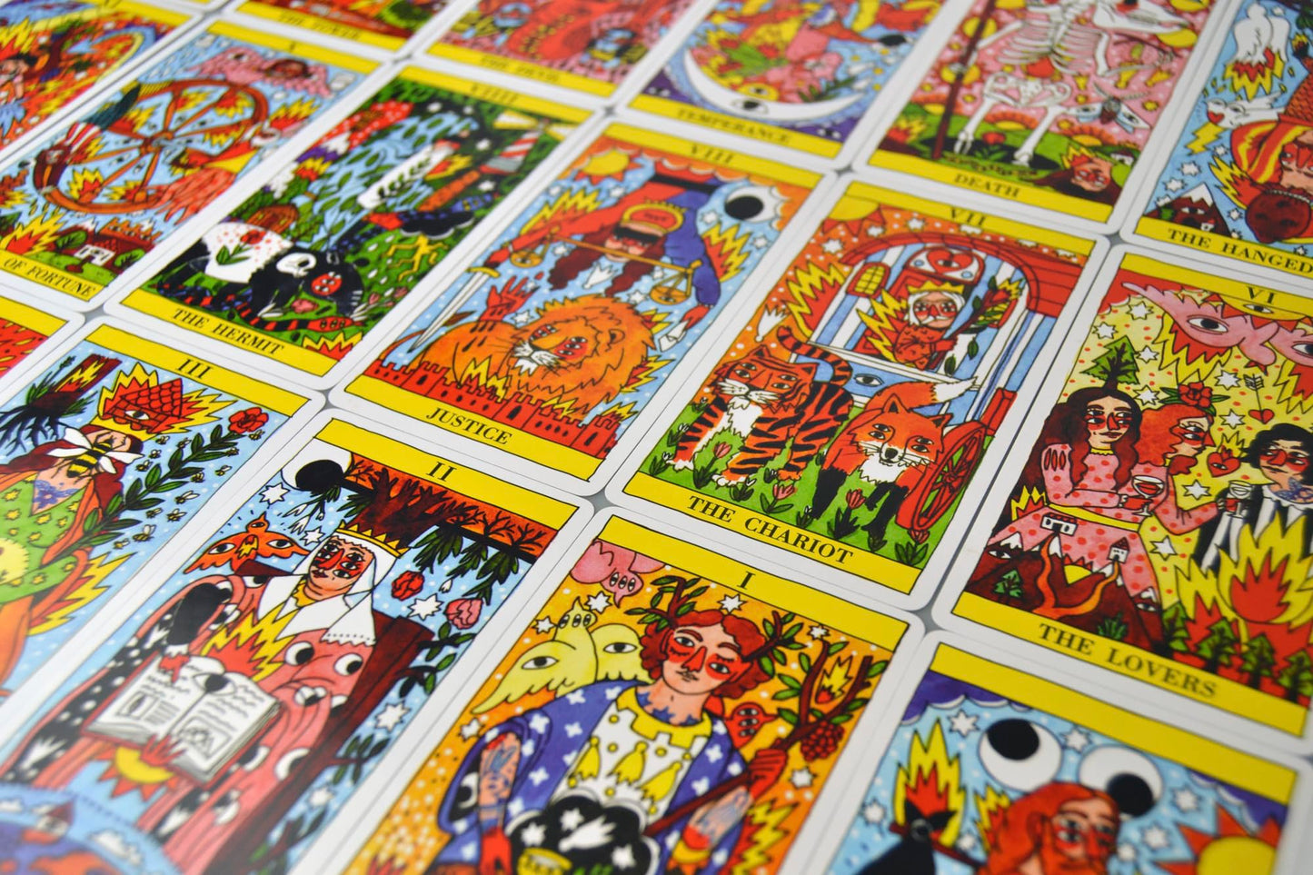 Heraclio Fournier Tarot Del Fuego , Blue