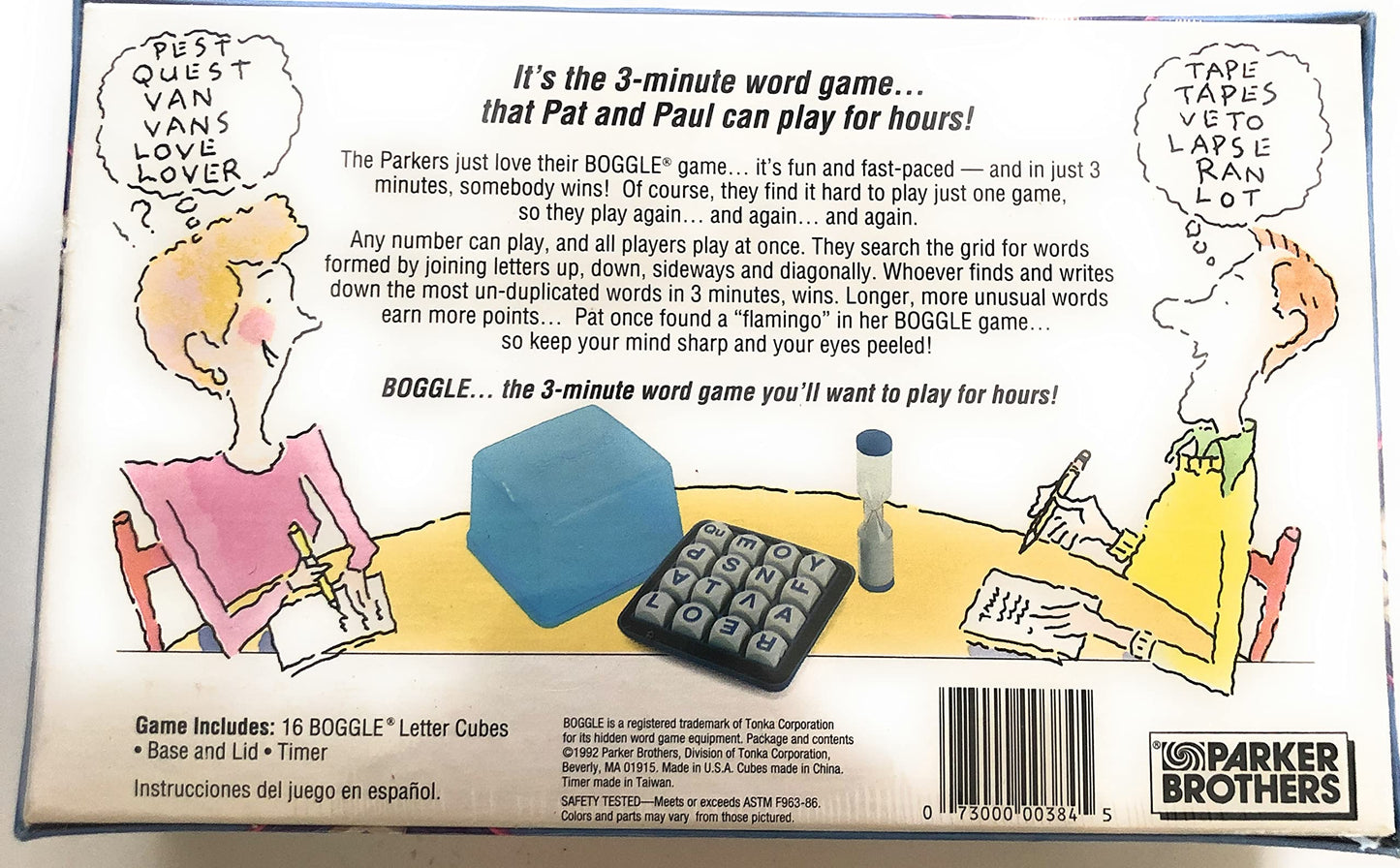 Boggle Board Game 1976