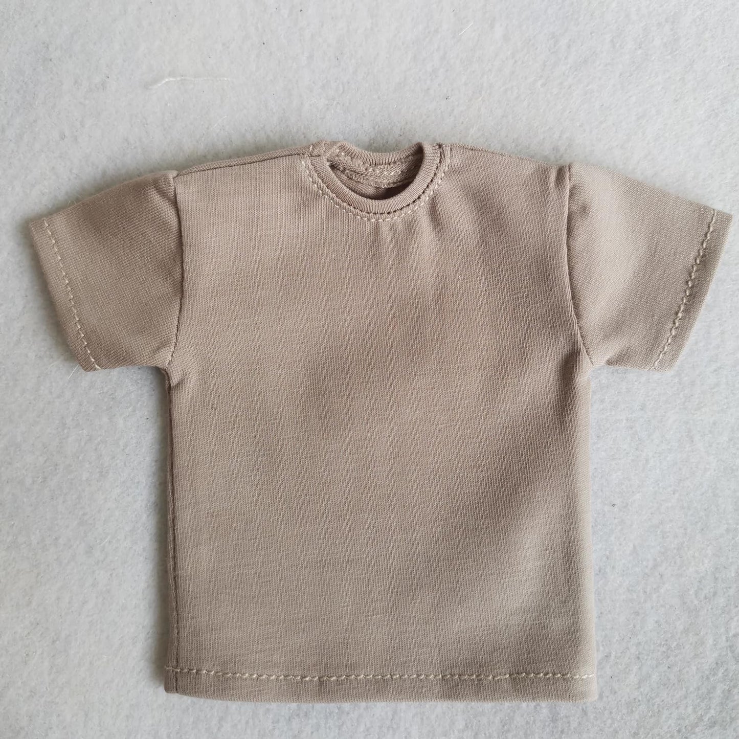 1/6 Custom Scale 2X T-Shirt Clothes for 12'' Male Action Figure Doll Clothes Toy (Brown+Green)