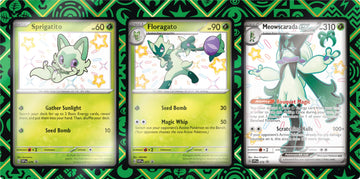 POKEMON TCG: Scarlet and Violet: PALDEAN Fates: POKEMON EX enhanced Collection - Shiny Sprigatito