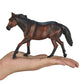 Mojo Quarter Horse Sooty Bay Realistic Equestrian Horse Club Hand Painted Toy Figurine