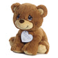 Aurora Inspirational Precious Moments Charlie Bear Stuffed Animal - Cherished Memories - Enduring Comfort - Brown 8.5 Inches