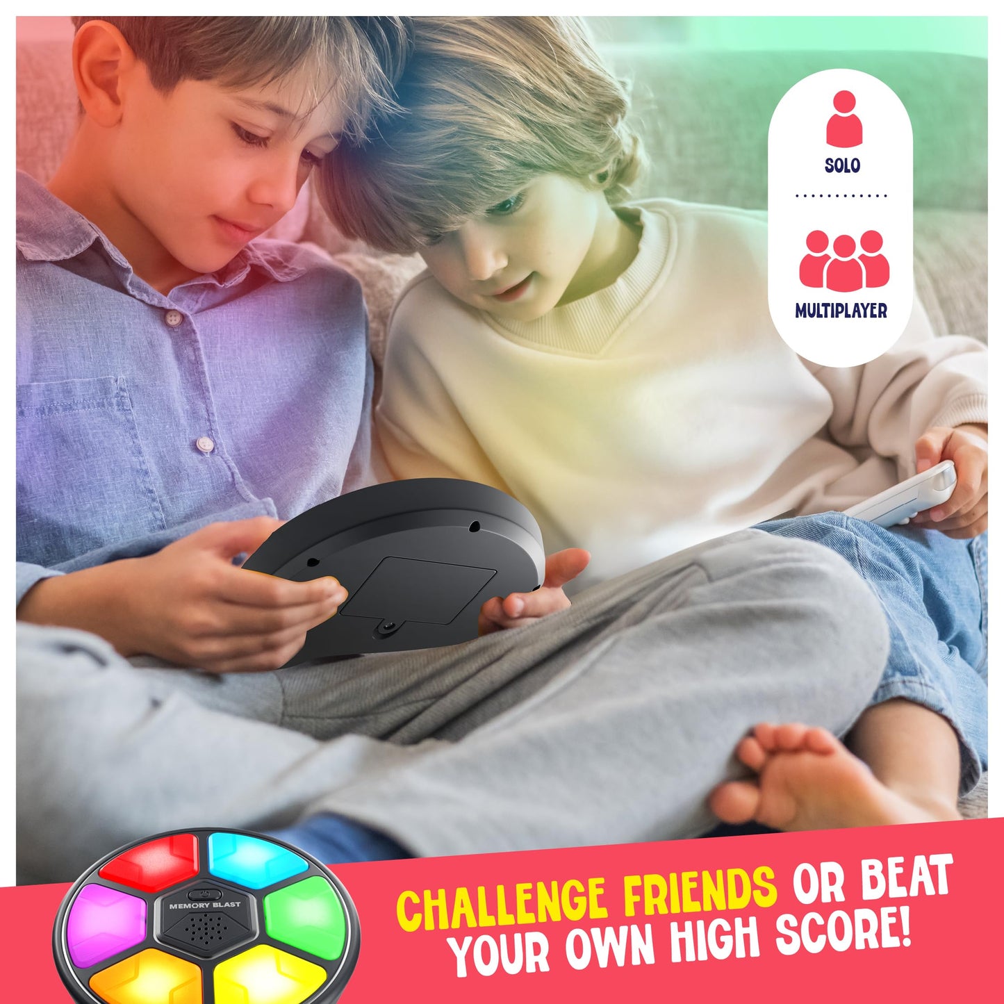 Memory Game for Kids - Gifts for Boys & Girls - 6 7 8 9 10 11 Year Old Boy Birthday Gifts - Kids Games - Toys for 10 Year Old Bo