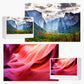 Jigsaw Puzzles For Adults, 2 Pack 1000 Pieces, Nature Landscape Mountain Scene National Park Challenging Puzzle Perfect For Family Activity Game Nights Gifts(Yosemite National Park & Colorful Rock)