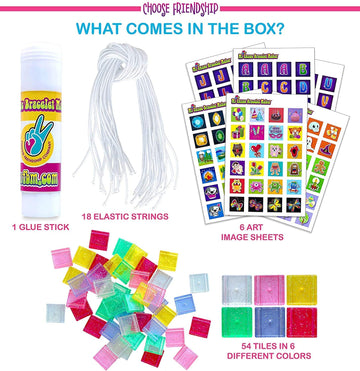Choose Friendship, My Image Bracelet Maker Refill Kit, Jewelry Maker Kit for Kids, 200 items