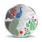 Acpl Precious Moments Bis Hallmarked Silver Coin Peacock 20 Gm 999 Pure