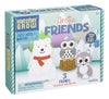Toysmith Hatchin' Grow Artic Friends Add Water Holiday Winter Toys For Kids - Owl, Fox, Polar Bear, 4 Inches (6927)