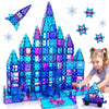 NVHH Magnetic Tiles Kids Toys for 3 4 5 6 7 8+ Year Old Boys Girls 3D Castle Princess Magnetic Building Blocks Educational Toddl