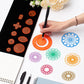 Chivao Spiral Art Gear Geometric Ruler Spiral Circle Template For Drawing Plastic Template Ruler Drawing Kit Spiral Curve Stencils With Pens Paper For Drawing Diy Art Crafts Sketch(Elegant)