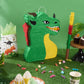 Wernnsai Dragon Piñata - Dinosaur Party Supplies Dino Piñata Bundle With Blindfold And Stick For Boys Kids Dragon Theme Birthday Party Game Decorations (15.5' X 10' X 3')