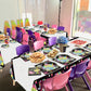 Hegbolke 80s Party Supplies - 20-81Pcs Plates, Napkins, Tablecloth, Forks Set for 80s Theme Birthday Party Decorations