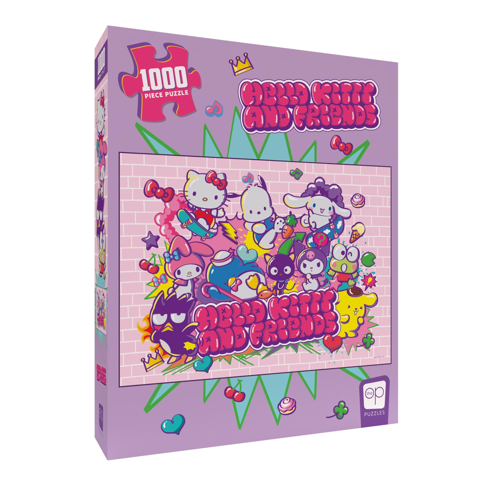 Hello Kitty And Friends “Tokyo Skate” 1,000 Piece Jigsaw Puzzle | Collectible Puzzle Artwork Featuring Hello Kitty, Pochacco, Keroppi & More | Officially-Licensed Sanrio Puzzle & Merchandise