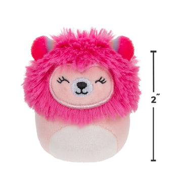 Squishville Sqm0508 Safari Squad, Super Soft Mini Squishmallows, 5 Cm Plush Figures, Pack Of 6