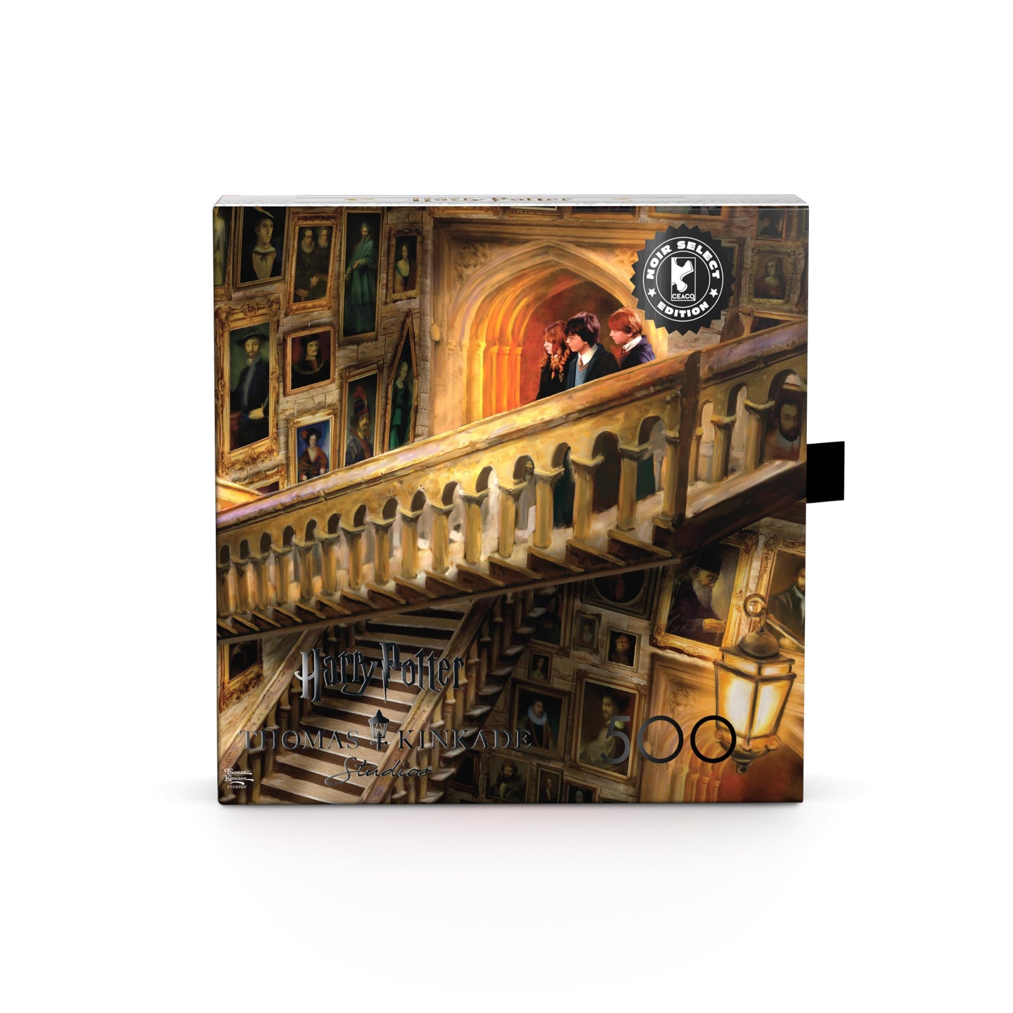 Ceaco 500 Piece Jigsaw Puzzle - Thomas Kinkade Harry Potter Grand Staircase - Challenging Game Night Puzzle - Paper Material