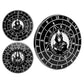 PJOY Spinner Dice 7-in-1 Metal DND Dice Set Built-in D4, D6, D8, D10, D%, D12 and D20 Unique Dice Spinner Rogue Metal D&D Dice f