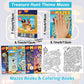 Wiooffen 168 Pages Treasure Hunt Maze Books For Kids Ages 3-8, 6-Pack- 6 Beginner Level Kids Activity Books Busy Books - Treasur