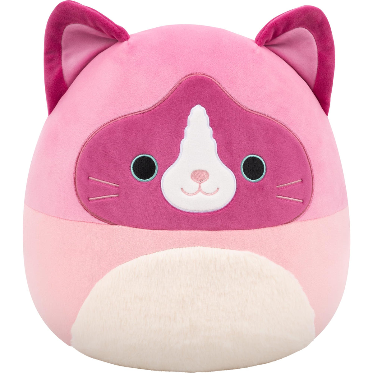 Squishmallows Original 12in Herbie the Pink Snowshoe Cat  Official Jazwares Plush (MediumSized)