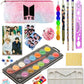 Neel School Stationery Set, School Supply Set For Kids Bts Theme Pencil Case With All Stationery, Party Favor Stationery Gifts, 