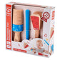 Hape Percussion Duo | Wooden Clapper & Guiro Hand Musical Instrument Toy Set For Toddlers