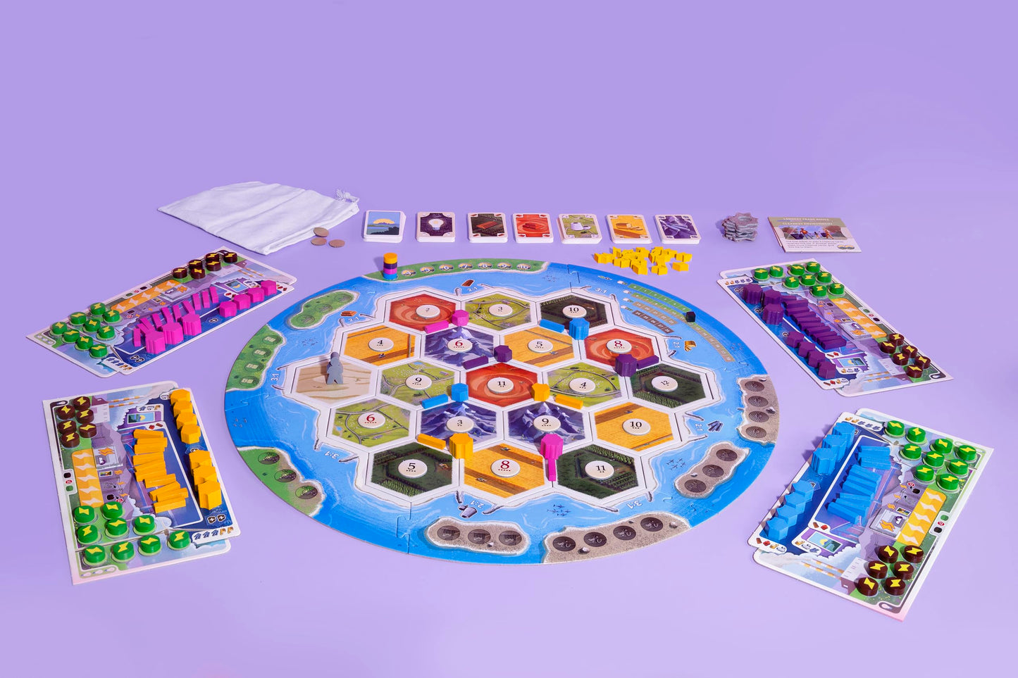 CATAN New Energies Board Game - Sustainable Strategy Game for 3-4 Players, Ages 12+, 90 Min Playtime, Multicolor, Model CN3207
