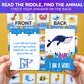 Quokka Search And Find Puzzles For Kids Ages 4-6 - Riddle Kids Puzzles 6-8 Years Old - 70 Unique Pcs | 20 Illustrated Guessing Cards | Engaging Children Themes - Ocean Puzzle Gift For Toddlers 3-5
