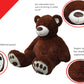 Anico 59' Tall (5 Feet) Giant Plush Chocolate Brown Teddy Bear With Embroidered Paws And Smiling Face, Fits In 2Xl Shirt!