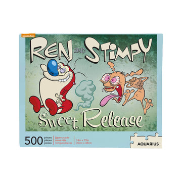 Aquarius Ren & Stimpy Puzzle (500 Piece Jigsaw Puzzle) - Glare Free - Precision Fit - Officially Licensed Ren & Stimpy Merchandi