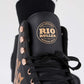 Rio Roller Rose Roller Skates - Unisex Indoor/Outdoor Quad Roller Skates For Women And Men (Mens 7 / Ladies 8, Black/Rose Gold)