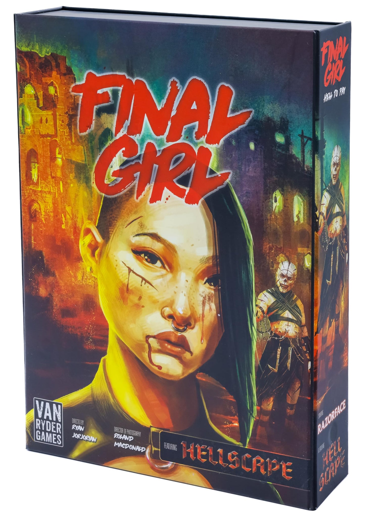 Van Ryder Games - Horror Board Game - Final Girl - Hell to Pay - Feature Film Box - Core Box Required - 1 Player - 20-60 Minutes