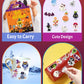 Benresive Reusable Sticker Books For Kids 2-4, Sticker Books For Toddlers 1-3, Toddler Sticker Book Age 2-4, Toddler Travel Toys Activities Crafts Gifts - Halloween Sticker Book