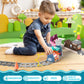 Morecoll Electric Train Set For Toddlers, Kids Train Set W/Music, Lights & Train Tracks - First Choo Choo Train For Toddlers, Ma