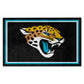 FANMATS 6583 Jacksonville Jaguars 4ft. x 6ft. Plush Area Rug