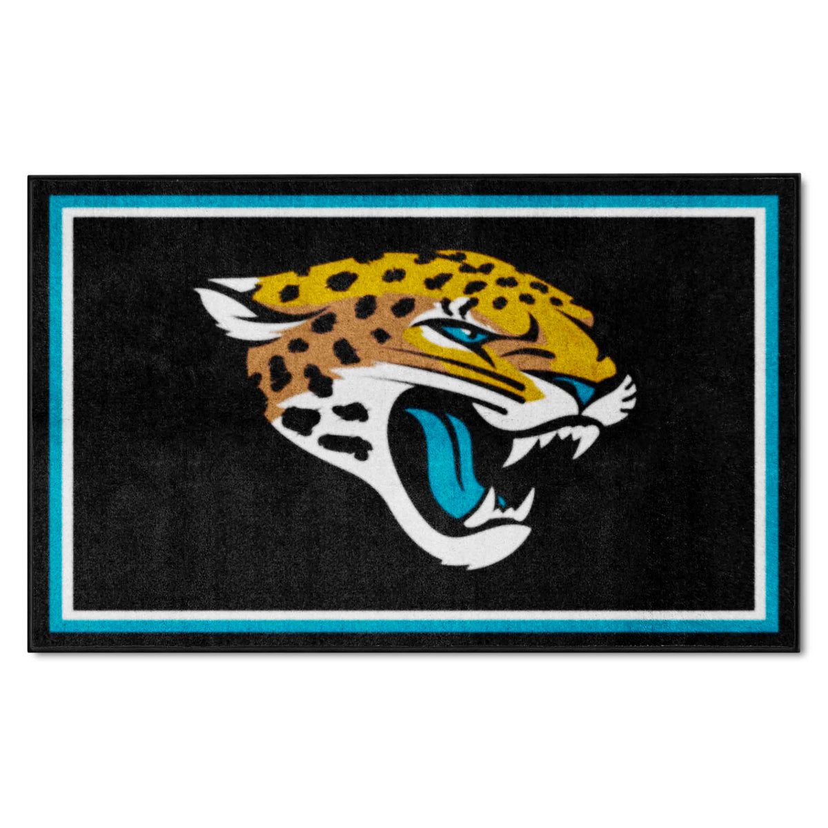 FANMATS 6583 Jacksonville Jaguars 4ft. x 6ft. Plush Area Rug
