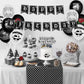 Wood Homing 51PCS Cholo Birthday Party Decorations, Black Theme Balloons, Happy Birthday Banner, Cake Topper, Paper, Latex, White