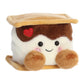 Aurora® Fudgey Heart S'More™ Stuffed Animal - Brown, Pocket-Sized, 5 Inch, Small, Collectible Plush Toy