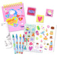 Peppa Pig: My Own Creativity Set - Color Sticker & Stamp, Easy Snap Closure, Store Everything Inside & Take On The Go
