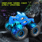 HONGID Dinosaur Remote Control Car,2.4 GHz RC 4WD Monster Trucks for Boys Girls with Light,Sound&Spray,2 Batteries,Dinosaur Toys