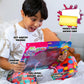 Doodlejamz Jellybigs, Supersized Sensory Gel Drawing Pad, Filled With Double The Squishy Gel, No-Mess, Non-Toxic, Travel-Ready, Unleash Larger-Than-Life Artistic Creations! (Red On Blue Gel)