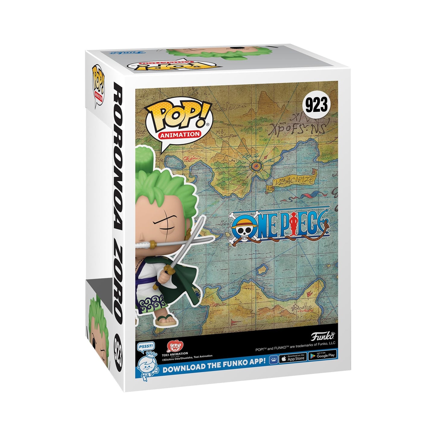 Funko Pop! Animation One Piece Roronoa Zoro (Glow In The Dark), Exclusive