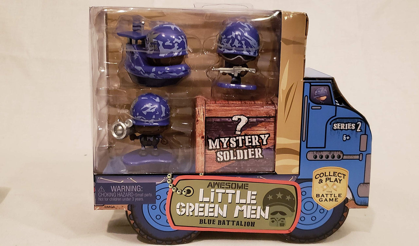 Awesome Little Green Men 4 Pc Starter Pack Series 2- Blue Battalion Action Figure