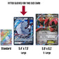 Doubled Up Jumbo Card Sleeves - 40pk Large Plastic Sleeves 5.4"x7.5" Clear
