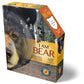Madd Capp Puzzles - I Am Bear - 550 Pieces - Animal Shaped Jigsaw Puzzle, 27Inx26In, Black